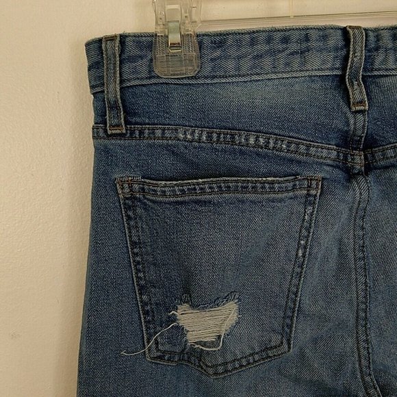 Taylor Hill Joes Jeans Womens 28 Jeans Med Wash Distressed High Rise Straight - Picture 8 of 10